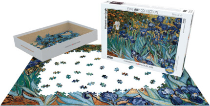 EuroGraphics Irises by Vincent van Gogh 1000-Piece Jigsaw Puzzle – Finished Size 19.25 x 26.5 Inches - view 2