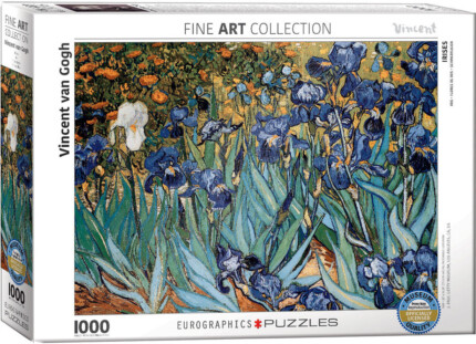 EuroGraphics Irises by Vincent van Gogh 1000-Piece Jigsaw Puzzle – Finished Size 19.25 x 26.5 Inches