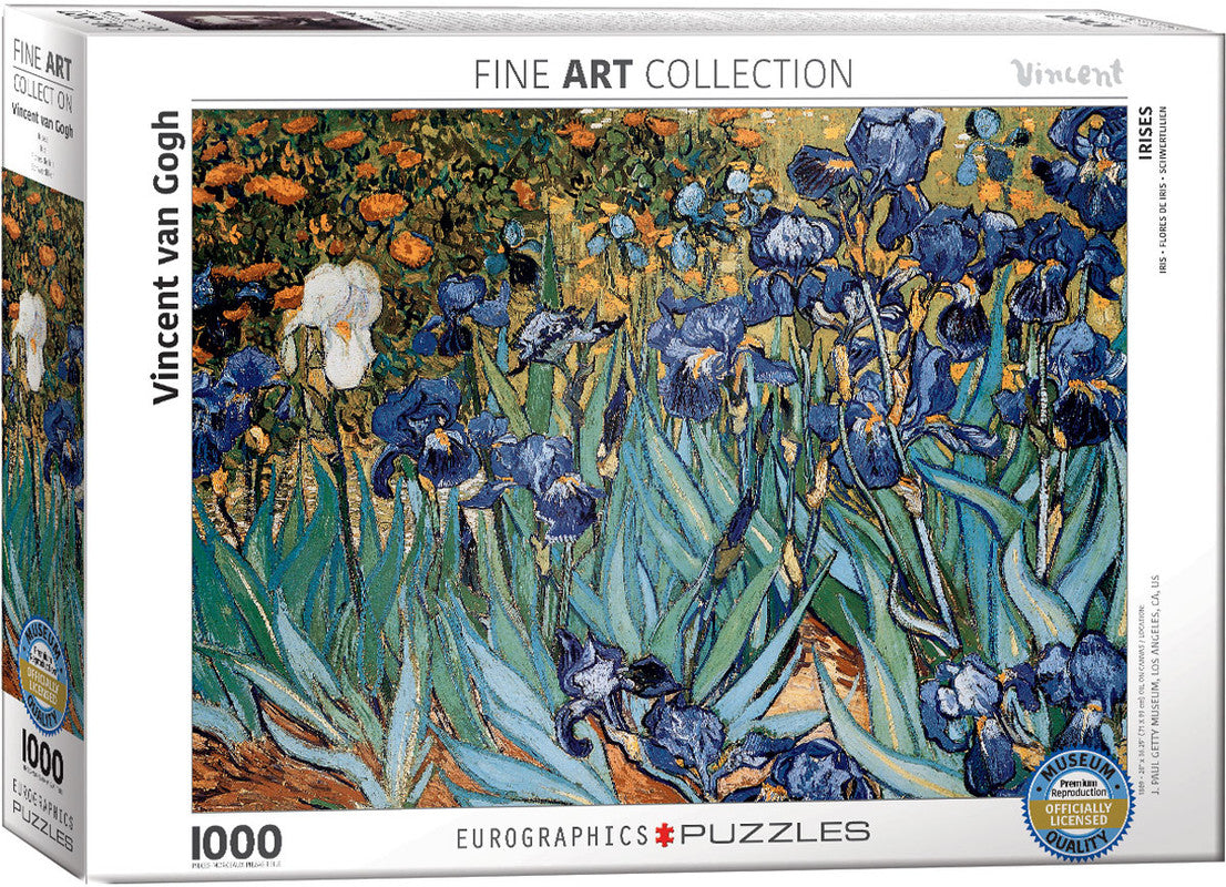 6000-4364.jpg EuroGraphics Irises by Vincent van Gogh 1000-Piece Jigsaw Puzzle – Finished Size 19.25 x 26.5 Inches