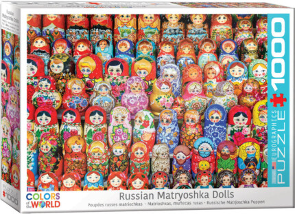 EuroGraphics Russian Matryoshka Dolls – 1000-Piece Jigsaw Puzzle, 19.25 x 26.5 Inches