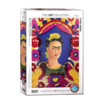 EuroGraphics Self Portrait Frame by Frida Kahlo – 1000-Piece Jigsaw Puzzle