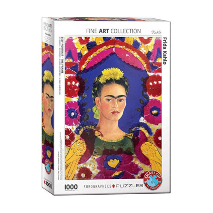 EuroGraphics Self Portrait Frame by Frida Kahlo – 1000-Piece Jigsaw Puzzle