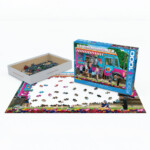 EuroGraphics Dans Ice Cream Van 1000-Piece Jigsaw Puzzle – Blue, Recycled Board, Finished Size 19.25 x 26.5 Inches - view 3