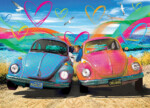 EuroGraphics Beetle Love 1000-Piece Jigsaw Puzzle – Classic VW Beetle, Finished Size 19.25 x 26.5 Inches, Ages 9+ - view 3