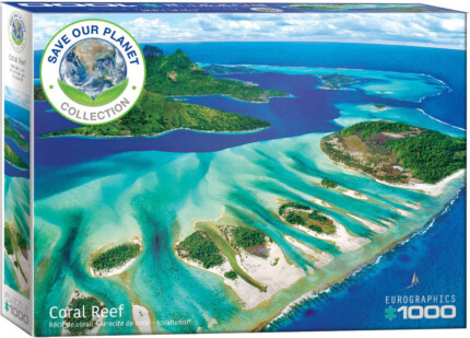 EuroGraphics Coral Reef – Save Our Planet – 1000-Piece Jigsaw Puzzle, 19.25 x 26.5 Inches, Recycled Board