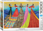 EuroGraphics Harmony 1000-Piece Jigsaw Puzzle – Cultural Harmony Artwork, Finished Size 19.25 x 26.6 Inches