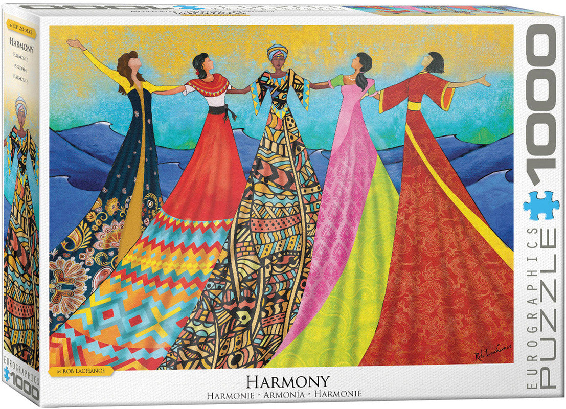 6000-5621.jpg EuroGraphics Harmony 1000-Piece Jigsaw Puzzle – Cultural Harmony Artwork, Finished Size 19.25 x 26.6 Inches