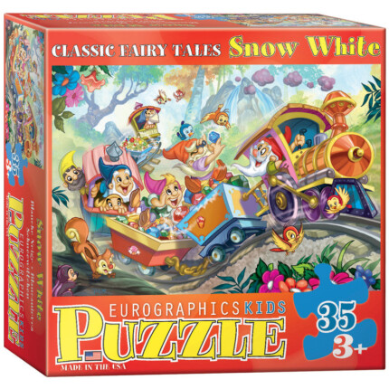 EuroGraphics Snow White – 35-Piece Jigsaw Puzzle, Recycled Board for Kids