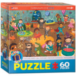 EuroGraphics Costume Party – 60-Piece Jigsaw Puzzle, Recycled Board for Kids - view 2
