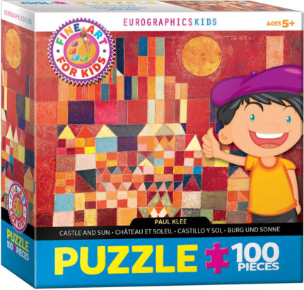 EuroGraphics Castle and Sun by Paul Klee – 100-Piece Jigsaw Puzzle for Kids - view 2