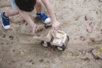 PlanToys Dump Truck – Wooden Toy Vehicle with Working Dump Bed and Lever for Kids - view 5