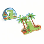 Scratch Europe Crocodile Contour Puzzle – 36 Piece Shaped Jigsaw Puzzle for Kids, Ages 3+ - view 2