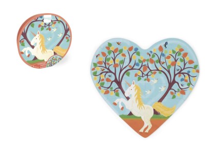 Scratch Europe Heart with Unicorn Contour Puzzle 30 Pcs – Jigsaw Puzzle, FSC Cardboard, Soy-Based Ink, Ages 3+