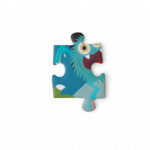 Scratch Europe Contour Puzzle Monster – 33-Piece Shaped Jigsaw Puzzle in Sturdy Shaped Box for Kids, Ages 3+ - view 3