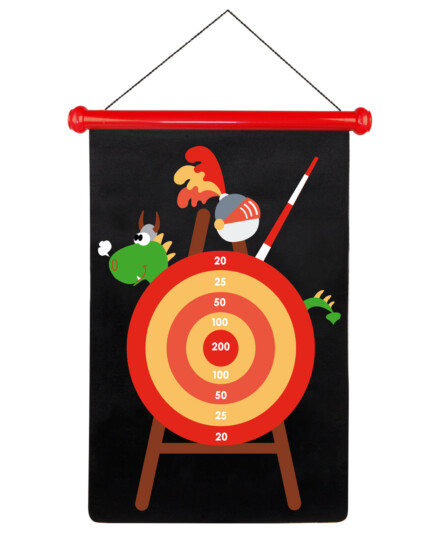 Scratch Europe Magnetic Darts Knight – Medium Magnetic Dart Board Game with Safe Plastic Darts for Kids - view 2