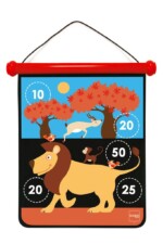 Scratch Europe Magnetic Darts Medium Safari – Double-Sided Magnetic Dart Board Game for Kids - view 5