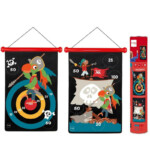 Scratch Europe Magnetic Darts Pirate – Safe Magnetic Dart Game with 6 Darts and Magnetic Canvas for Kids