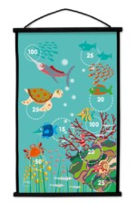 Scratch Europe Start to Dart Coral Reef – Indoor and Outdoor Darts Game with 6 Darts and Plastic Canvas for Kids