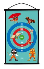 Scratch Europe Start to Dart Super Heroes – Indoor and Outdoor Darts Game with 6 Darts and Plastic Canvas for Kids