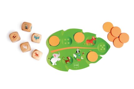 Scratch Europe Jungle Yam Yahtzee Board Game – Simplified Dice Game with Jungle Animal Dice for Kids - view 2