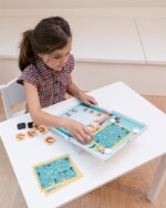 Scratch Europe Pirate Maze Magnetic Game – Build Paths Between Pirates with 20 Challenges and 2 Levels, Ages 5+ - view 3