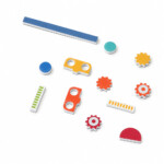 Scratch Europe Colours & Shapes Robot – Magnetic Book Game with 12 Examples to Recreate for Kids, Ages 4+ - view 4