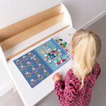 Scratch Europe Colours & Shapes Robot – Magnetic Book Game with 12 Examples to Recreate for Kids, Ages 4+ - view 6