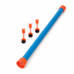 Scratch Europe Blowdart Space – Blowdart Target Game with 5 Robots and 3 Darts for Kids, Ages 5+ - view 3