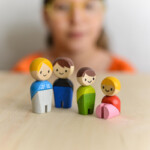 PlanToys Family II – European Family Wooden Doll Set with Poseable Figures for Kids, Ages 3+ - view 4