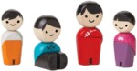 PlanToys Family III – Asian Family Wooden Doll Set with Poseable Figures for Kids, Ages 3+ - view 2