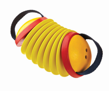 PlanToys Concertina – Wooden Squeeze-Action Accordion-Style Musical Toy for Toddlers, Ages 18 Months+