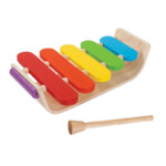 PlanToys Oval Xylophone – Wooden Musical Toy, Rubberwood Xylophone for Kids, Ages 1+ - view 4