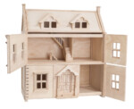 PlanToys Victorian Dollhouse – Sustainable Rubberwood Wooden Dollhouse, Montessori Toy for Kids - view 6