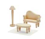 PlanToys Victorian Furniture Set – Wooden Victorian-Style Dollhouse Furniture Compatible with PlanToys Dollhouses - view 6