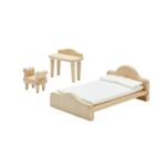 PlanToys Victorian Furniture Set – Wooden Victorian-Style Dollhouse Furniture Compatible with PlanToys Dollhouses - view 5