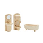 PlanToys Victorian Furniture Set – Wooden Victorian-Style Dollhouse Furniture Compatible with PlanToys Dollhouses - view 3