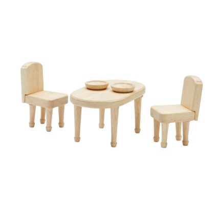 PlanToys Victorian Furniture Set – Wooden Victorian-Style Dollhouse Furniture Compatible with PlanToys Dollhouses - view 2