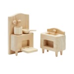 PlanToys Victorian Furniture Set – Wooden Victorian-Style Dollhouse Furniture Compatible with PlanToys Dollhouses - view 4