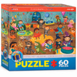 EuroGraphics Costume Party – 60-Piece Jigsaw Puzzle, Recycled Board for Kids