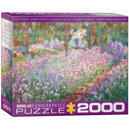 EuroGraphics Monet’s Garden by Claude Monet – 2000-Piece Jigsaw Puzzle