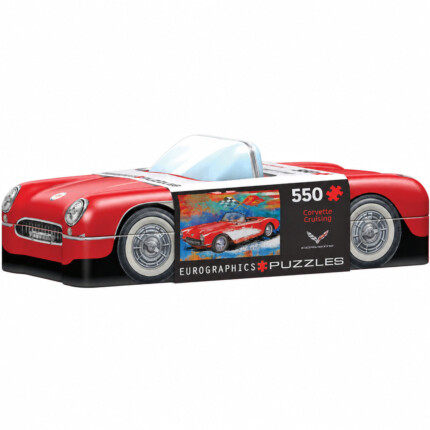 EuroGraphics Corvette Cruising 550-Piece Jigsaw Puzzle in Collectible Tin – 1965 Corvette Sting Ray, Ages 9+ - view 2