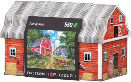 EuroGraphics Family Farm – 550 Piece Puzzle in a Collectible Tin
