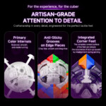 QiYi M PRO 4×4 V2 Magnetic Speedcube – Ball-Core Technology with UV-Coated Finish - view 15