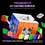 QiYi M PRO 4×4 V2 Magnetic Speedcube – Ball-Core Technology with UV-Coated Finish - view 12
