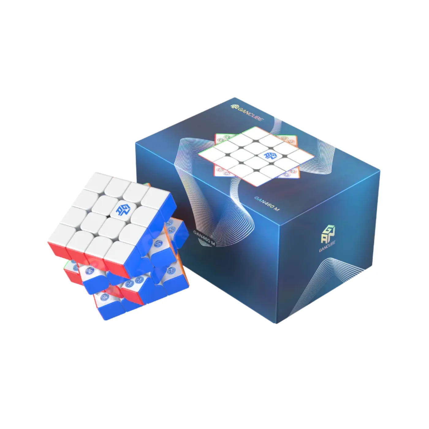 GAN 460 M V2 SP Frosted 4x4 Magnetic Speedcube - Dual-Track 112 Magnets GAN 460 M V2 SP Frosted 4x4 Magnetic Speedcube - Dual-Track 112 Magnets