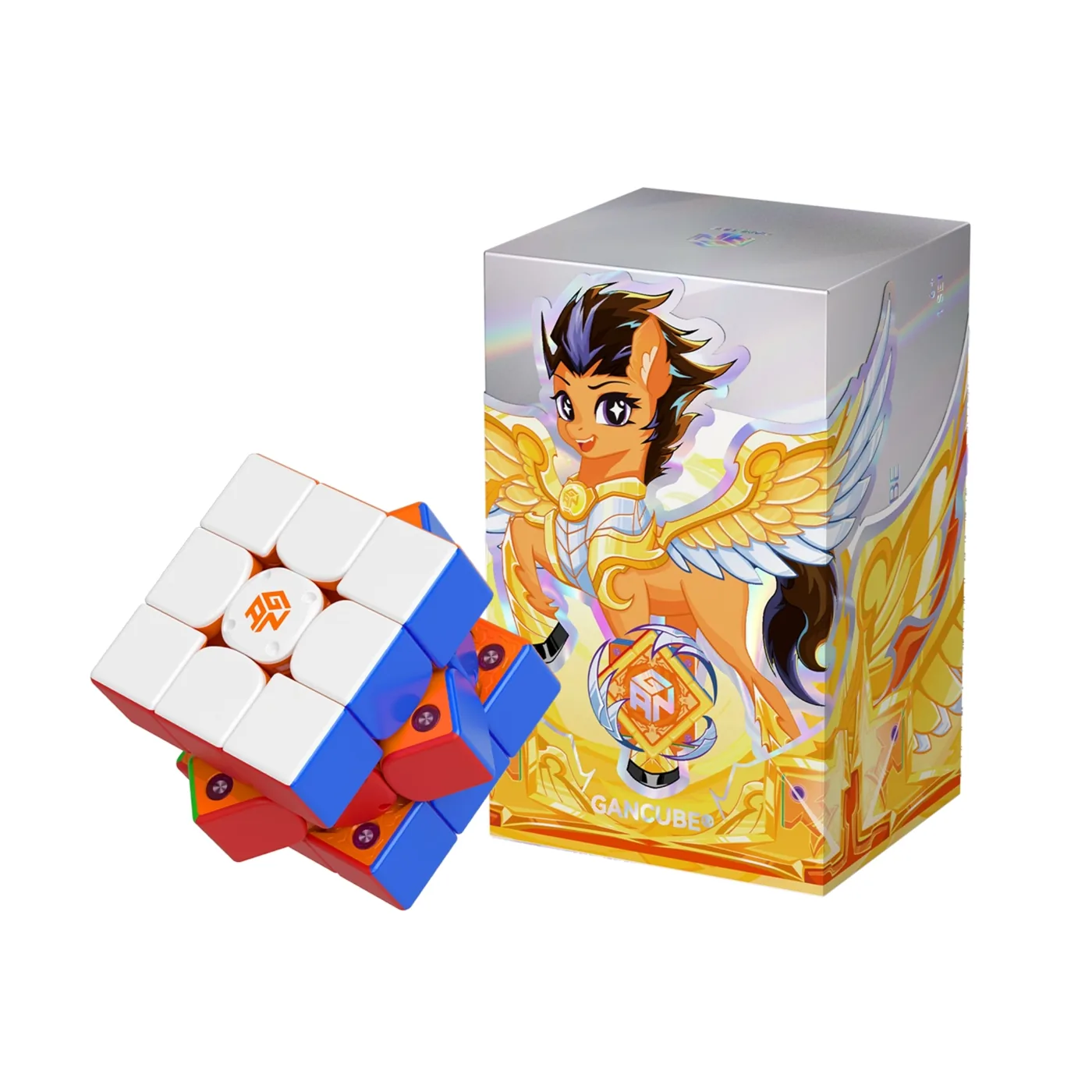 94-74139-1 GAN i Carry 4 Frosted Smart 3x3 Speedcube - Year of the Horse 2026 Edition - GAN