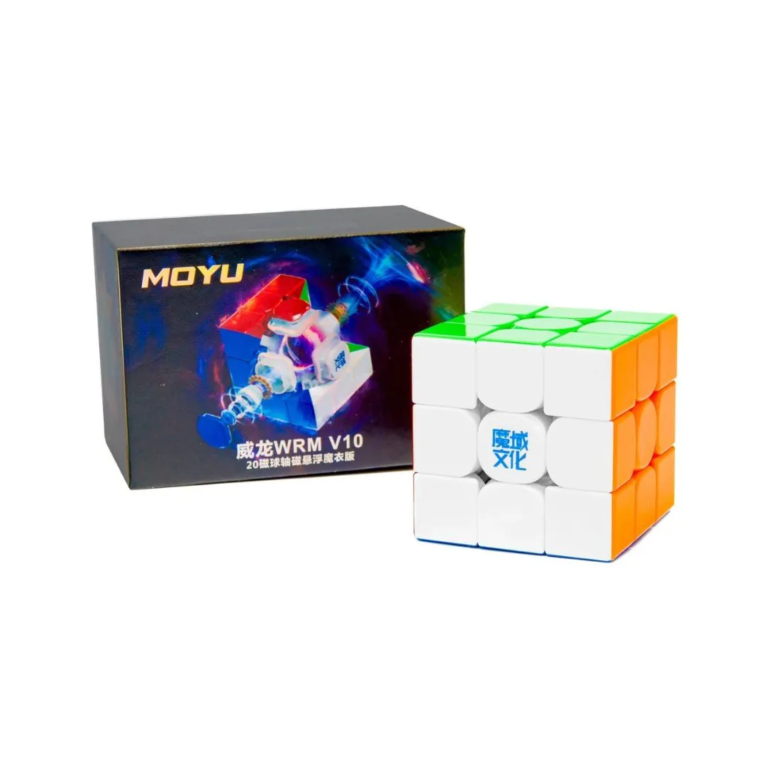 MoYu WeiLong WR M V10 MagLev 3x3 Speedcube - 20-Magnet Ball-Core, UV Coated MoYu WeiLong WR M V10 MagLev 3x3 Speedcube - 20-Magnet Ball-Core, UV Coated