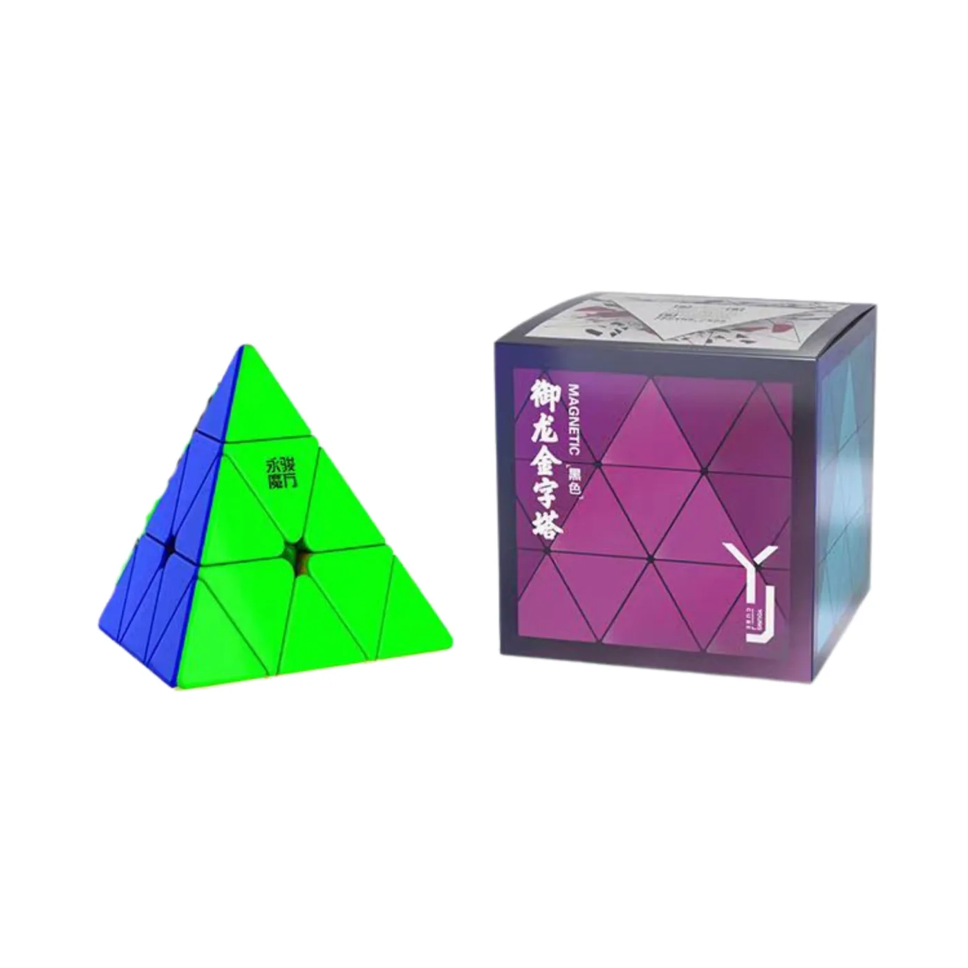 YJ YU Magnetic Pyraminx - Stickerless Speed Puzzle YJ YU Magnetic Pyraminx - Stickerless Speed Puzzle