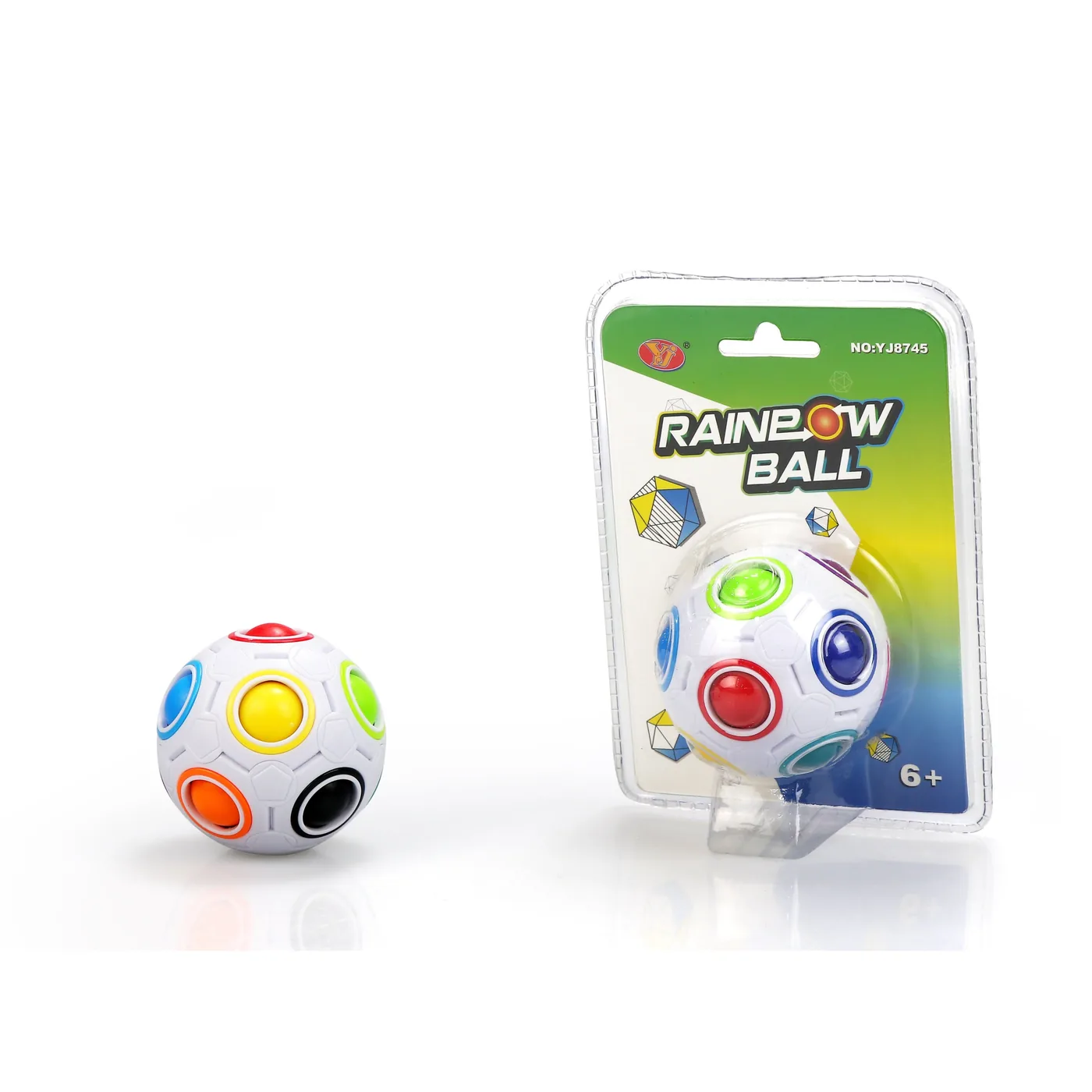 YJ Rainbow Ball Colour-Matching Puzzle - Sliding Brain Teaser YJ Rainbow Ball Colour-Matching Puzzle - Sliding Brain Teaser