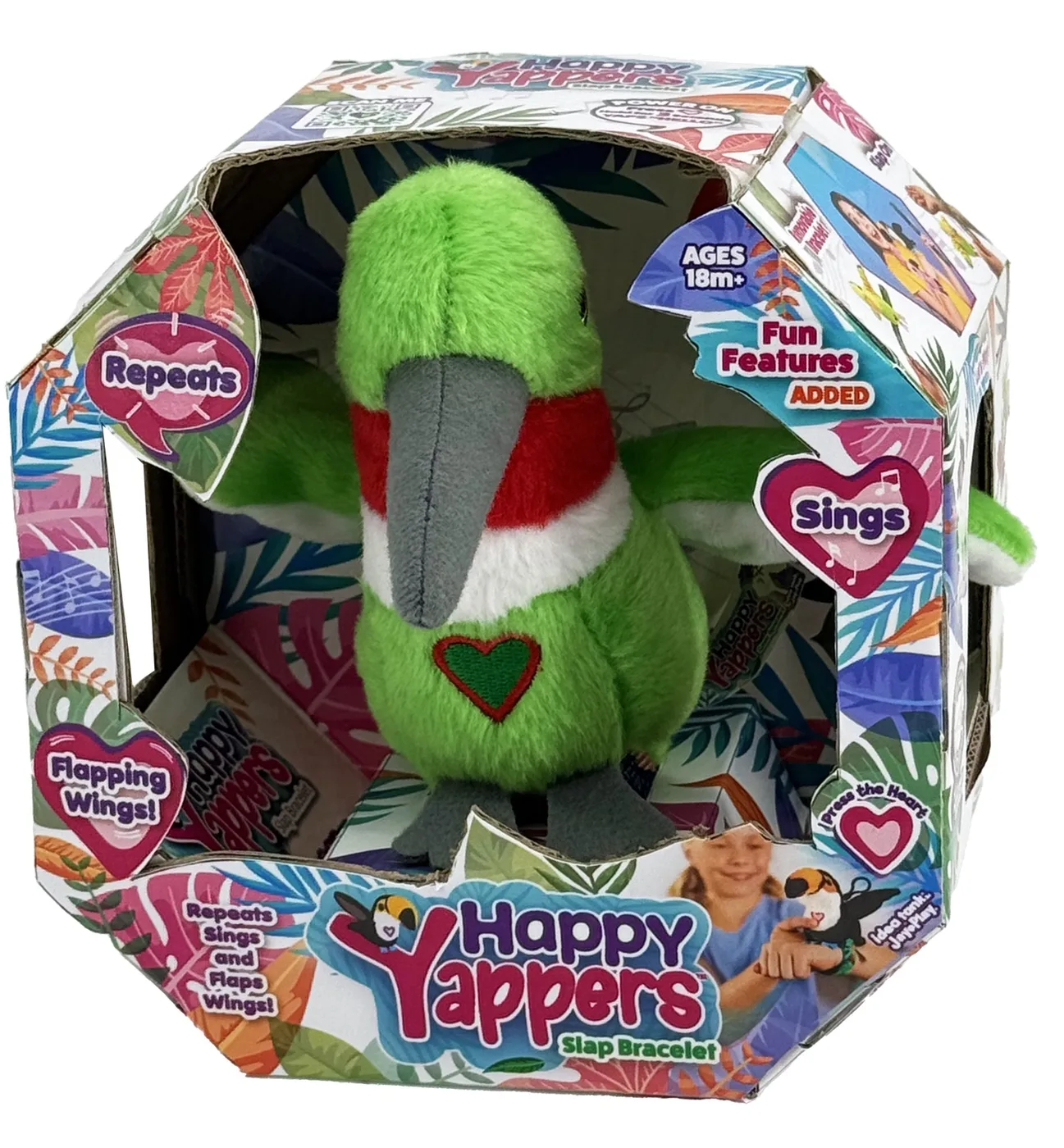 9401_3.webp Happy Yappers Humming Bird – Chatting Plush Bird That Sings and Flaps Its Wings, for Toddlers, Ages 18 Months+ - view 14